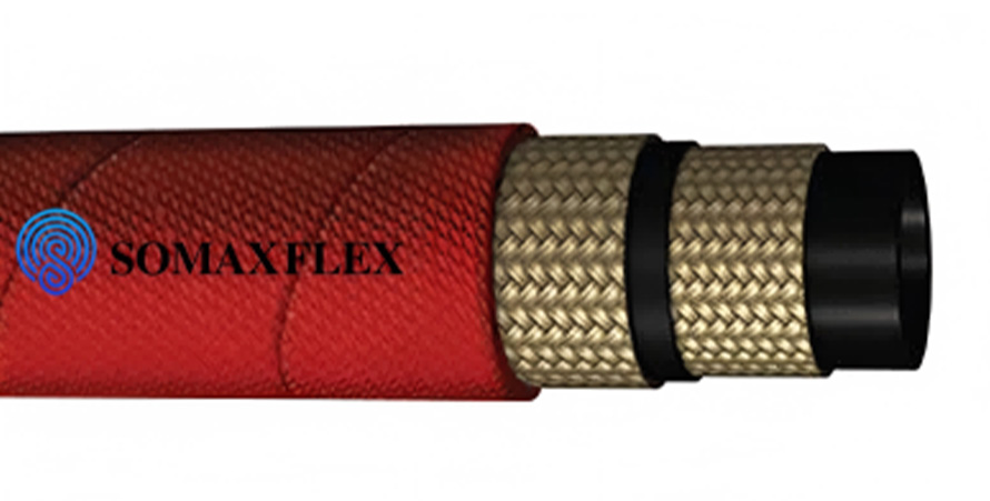 Red steam Hose