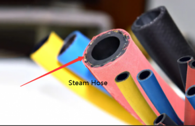 RED STEAM HOSE
