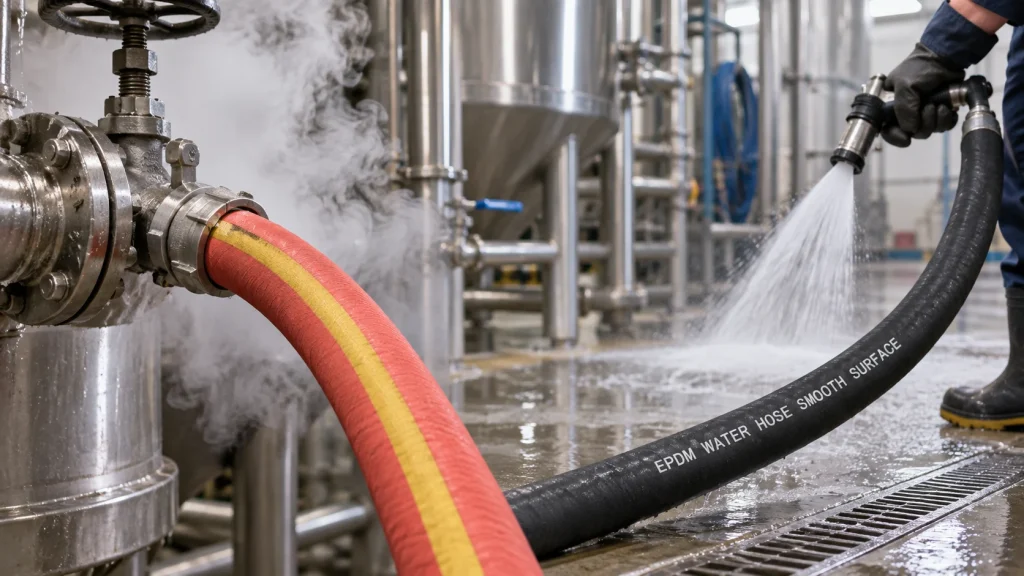 Steam Hose vs Hot Water Hose How to Choose for Industrial Service